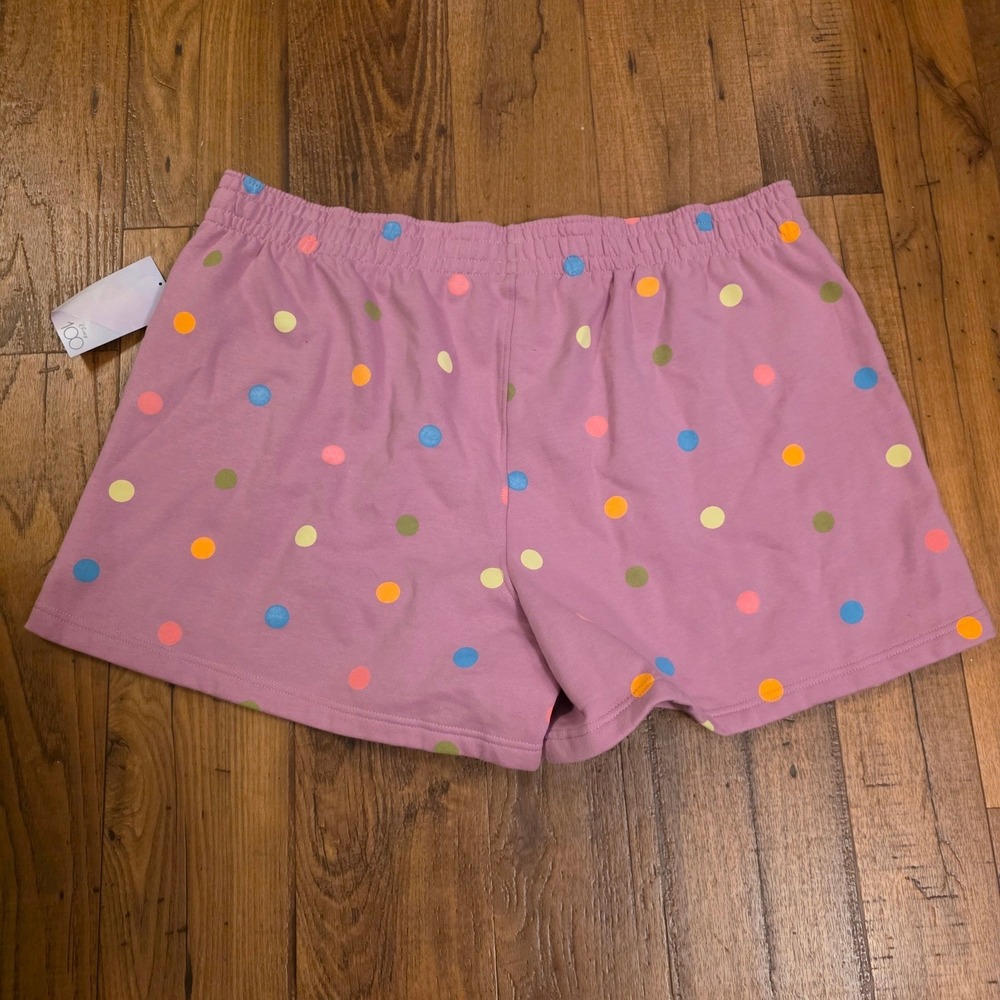 Disney Wonderful World of Color Tinkerbell‎ Polka Dot Shorts Womens 1X - Picture 3 of 8